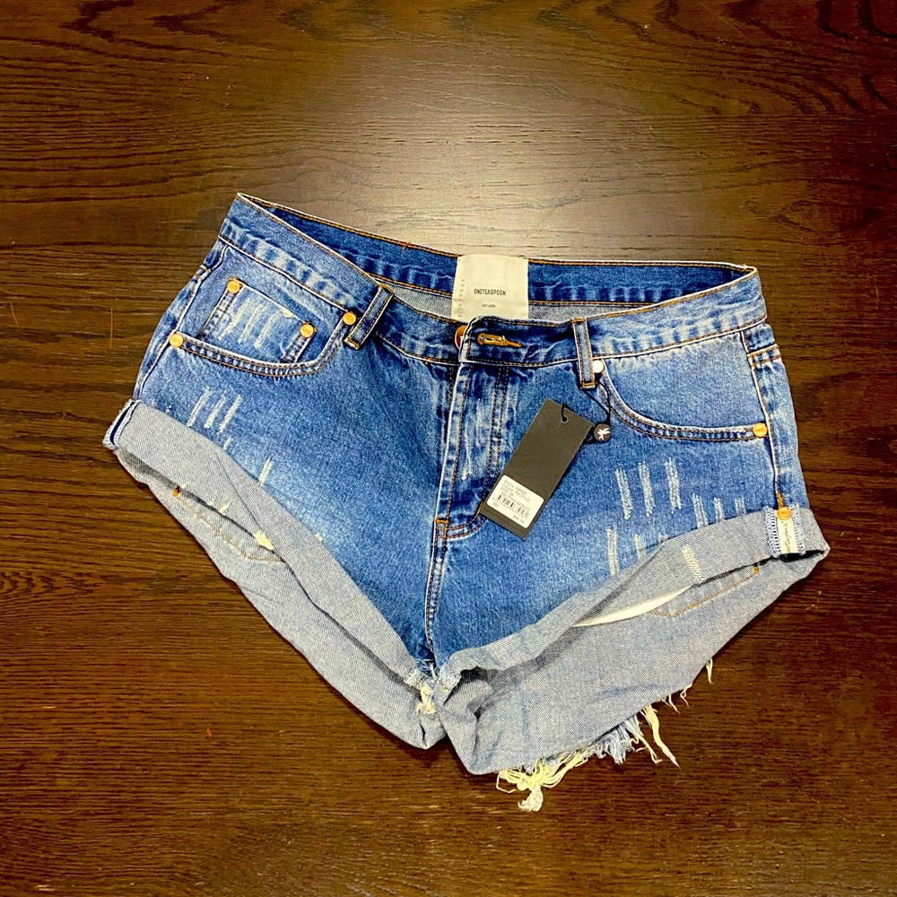 One Teaspoon Blue Jean Shorts